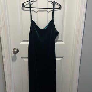 Velvet dark green dress size 2XL womens